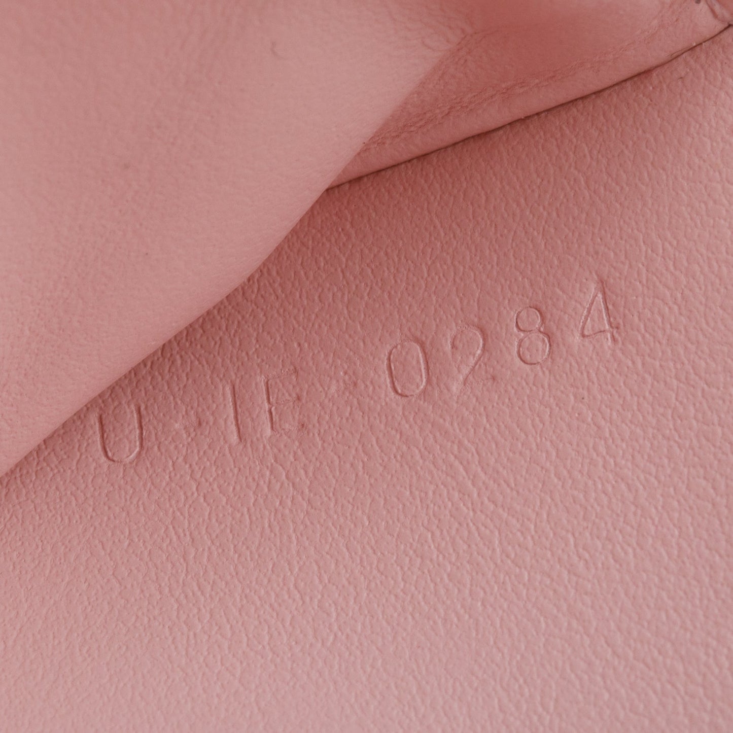 Celine Pink Shiny Calfskin Leather Triomphe Compact Wallet