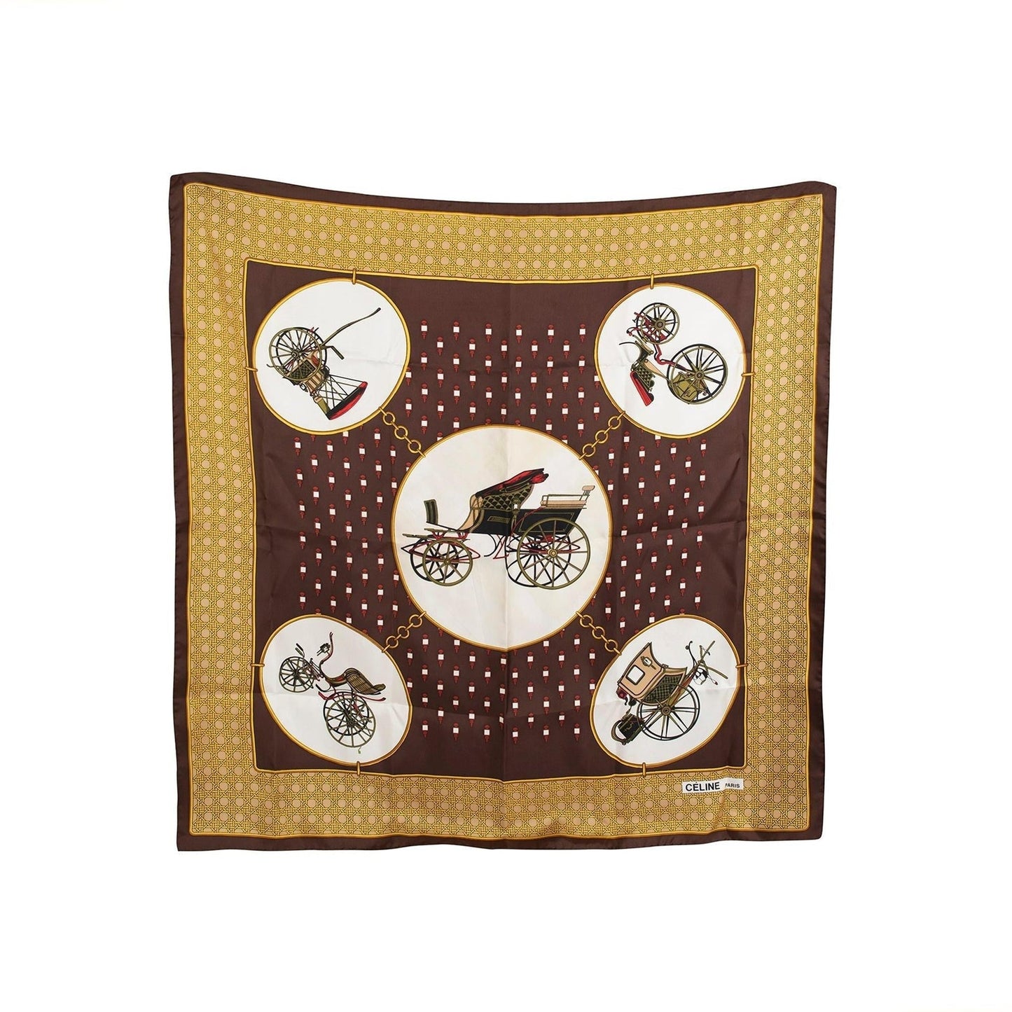 Celine Printed Silk Scarf