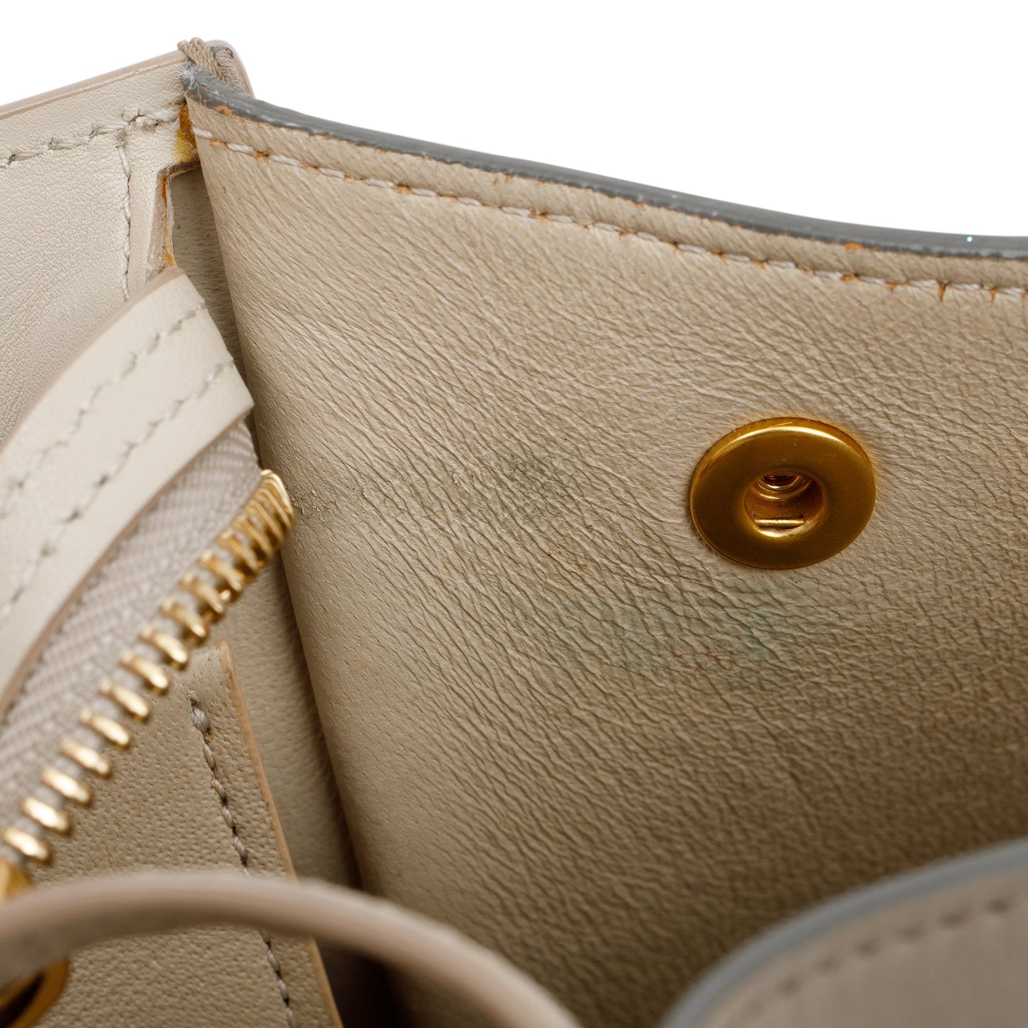 Celine Small Tricolor Leather Trapeze Bag