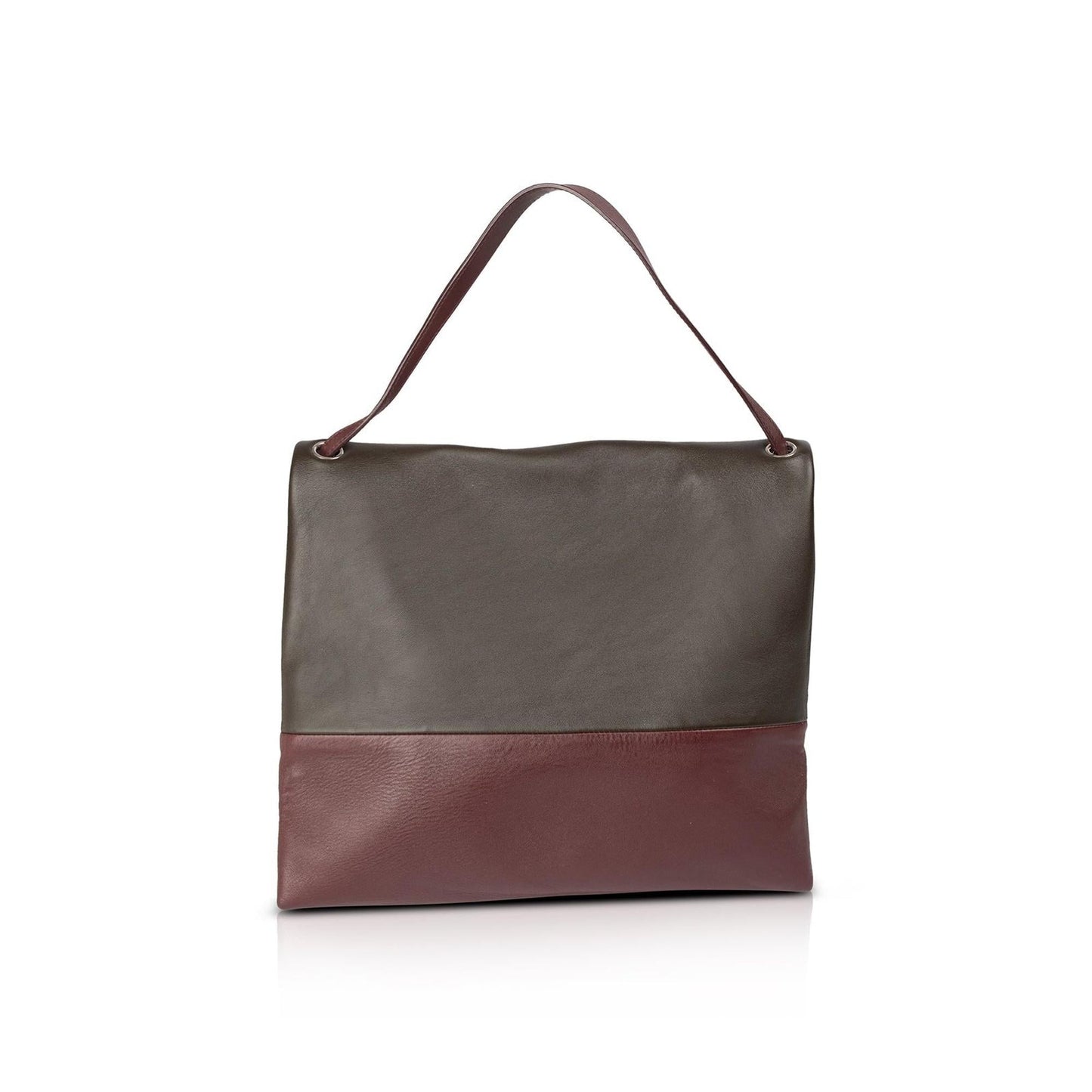 Celine Tricolor All Soft Shoulder Tote