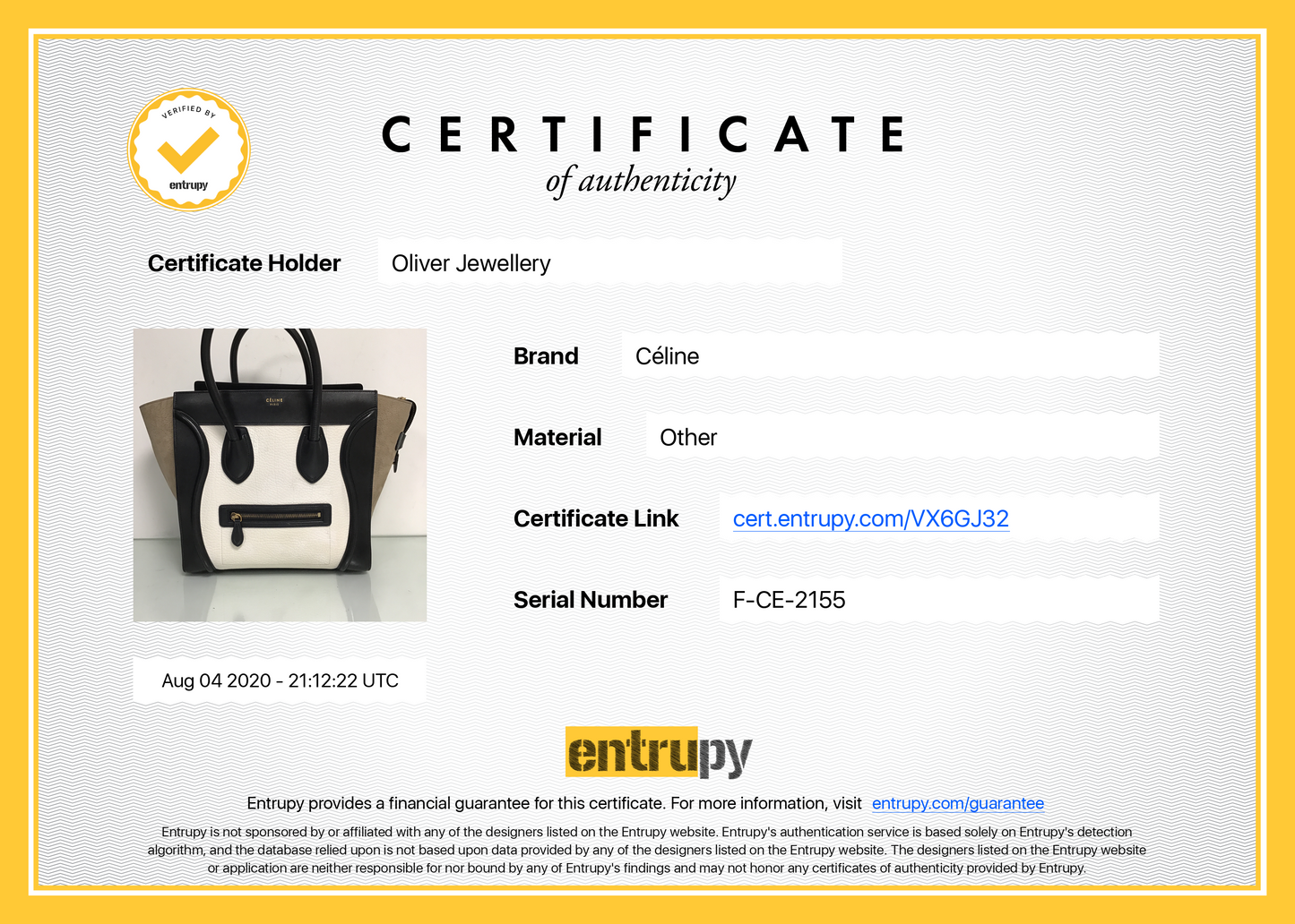 Celine Tricolor Mini Luggage Tote