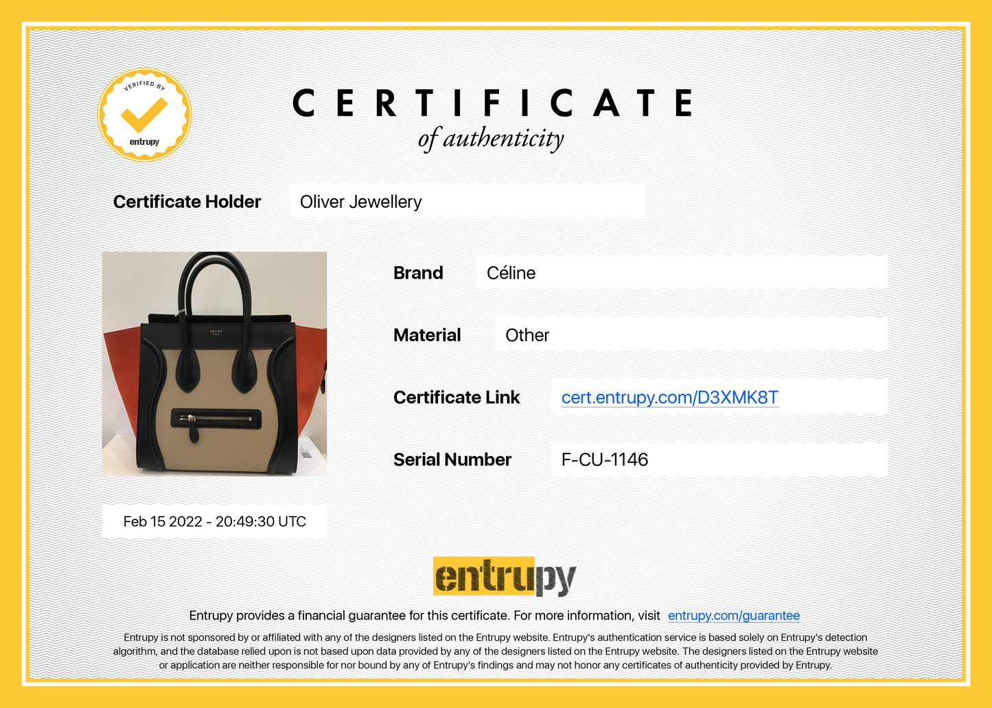 Celine Tricolour Mini Luggage Tote