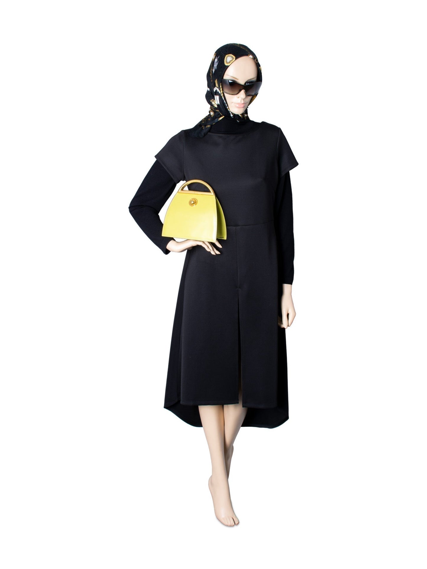 Luxury CELINE Vintage Leather Top Handle Mini Bag Yellow