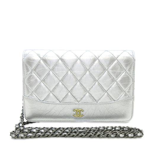Chanel Aged Calfskin Gabrielle Wallet on Chain (SHG-JiFHOH) Crossbody