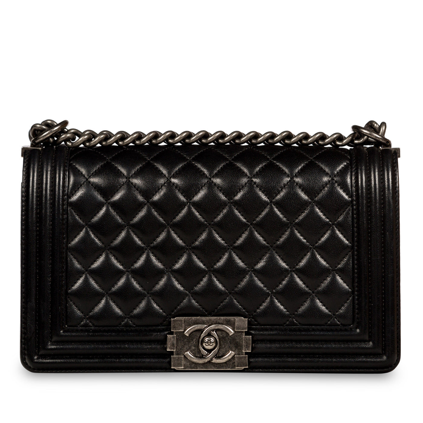 Chanel Boy Bag - Old Medium - Lambskin