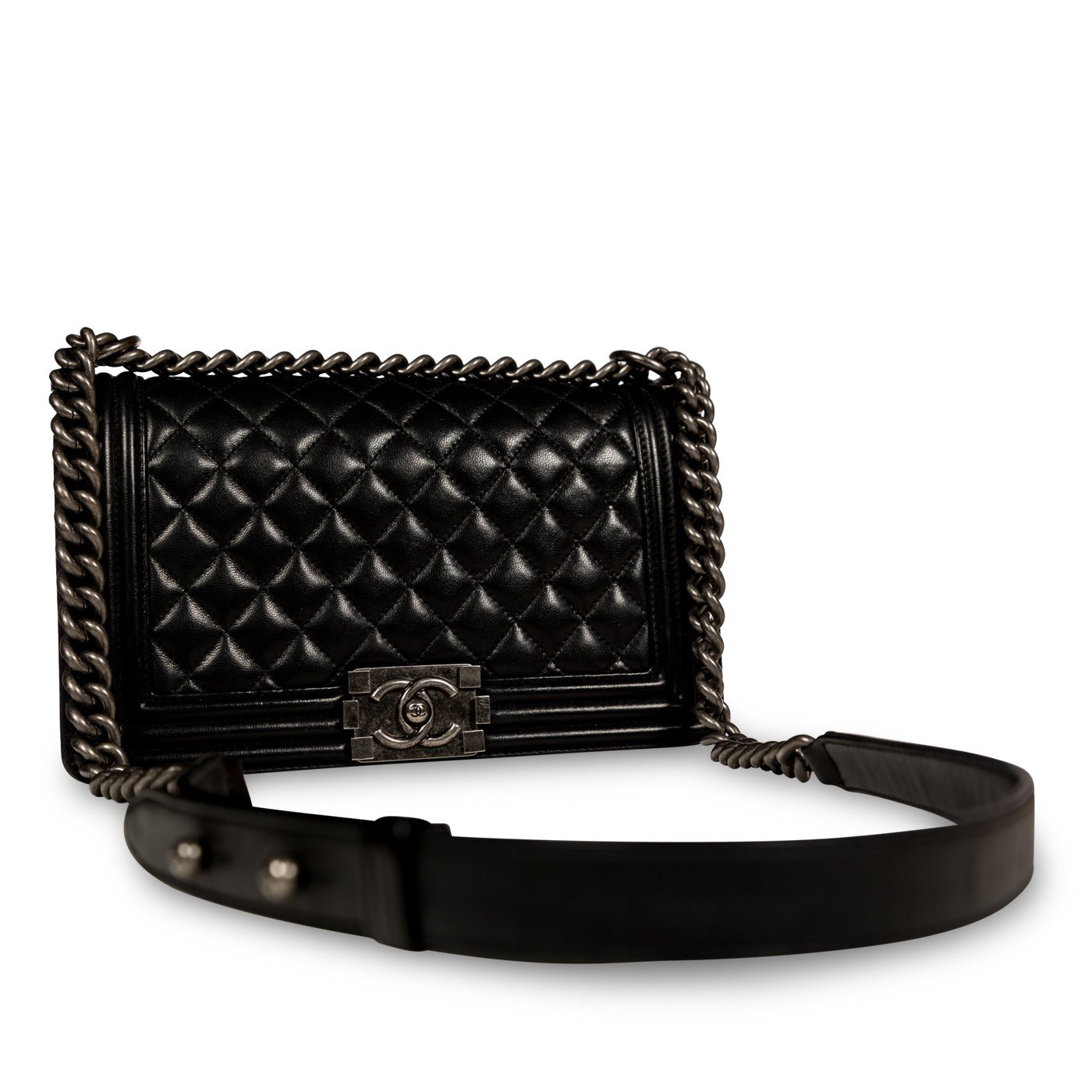 Chanel Boy Bag - Old Medium - Lambskin