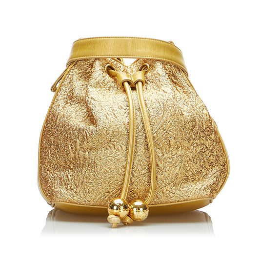 Chanel Brocade Bucket Bag (SHG-qezhHO)
