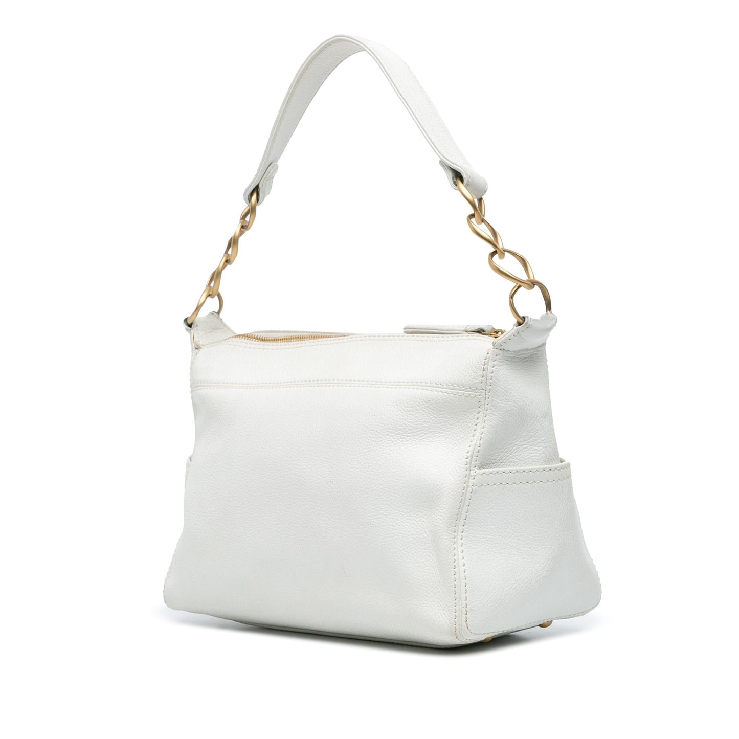 Chanel CC Calfskin Chain Shoulder Bag