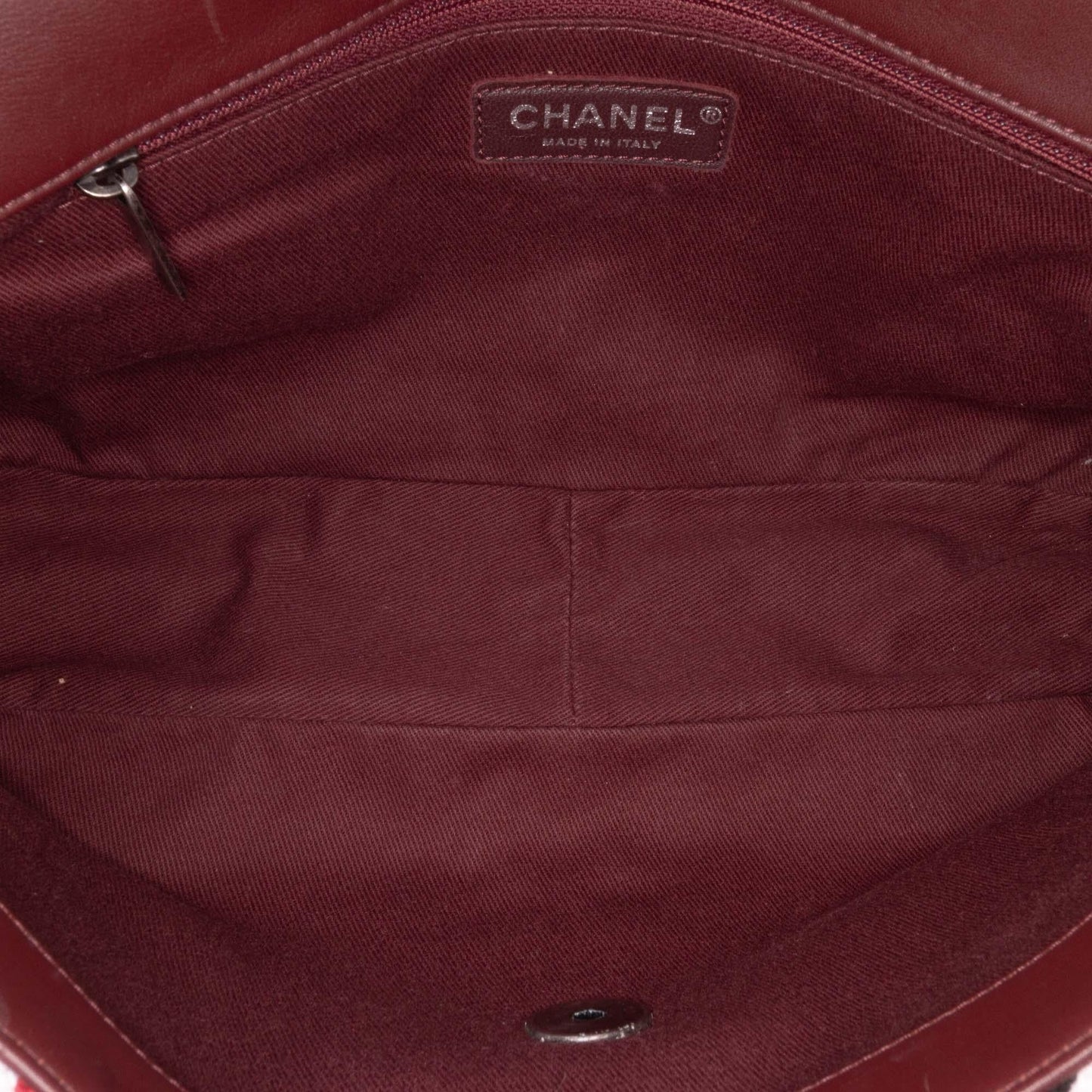 Chanel CC Canvas Stripe Flap