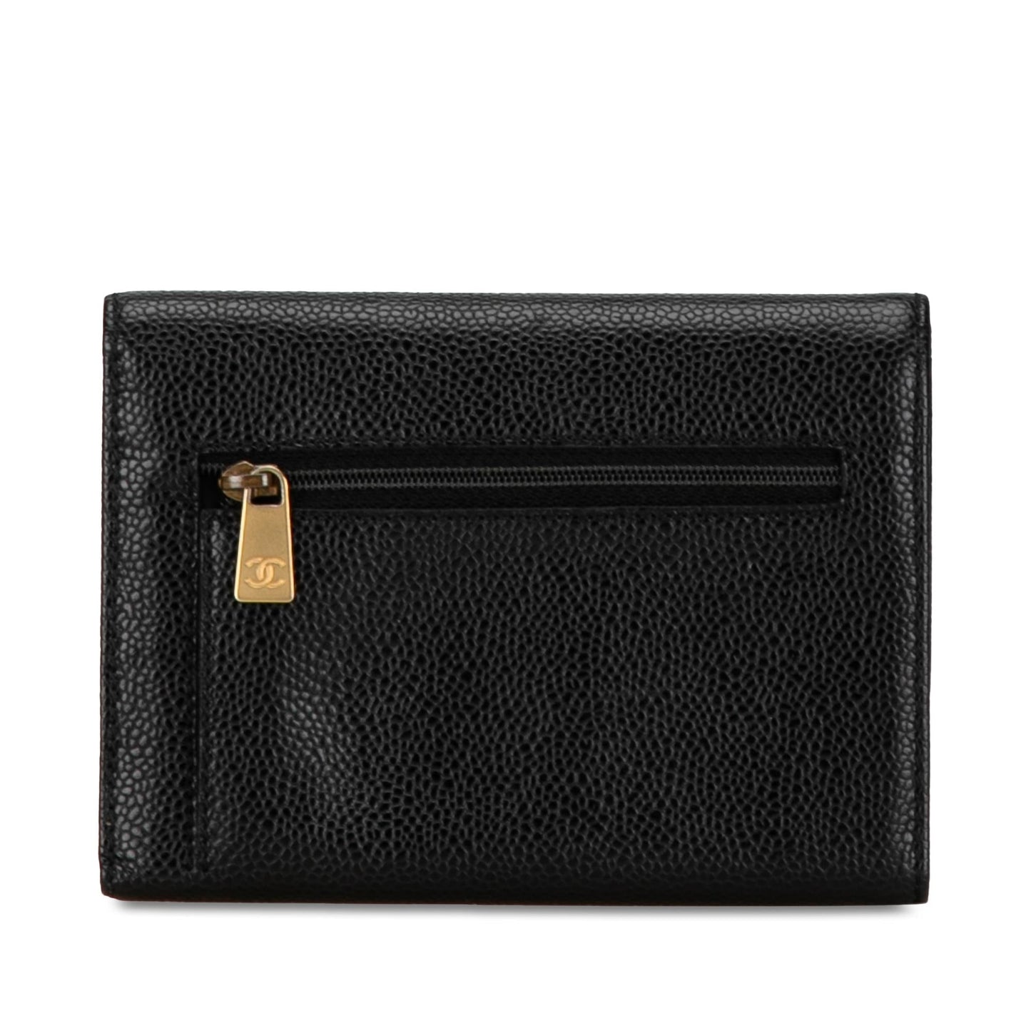 Chanel CC Caviar Trifold Wallet