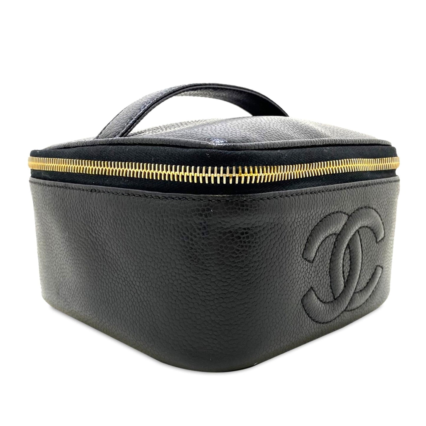 Chanel CC Caviar Vanity Case (SHG-Mv2oPi) Handbag