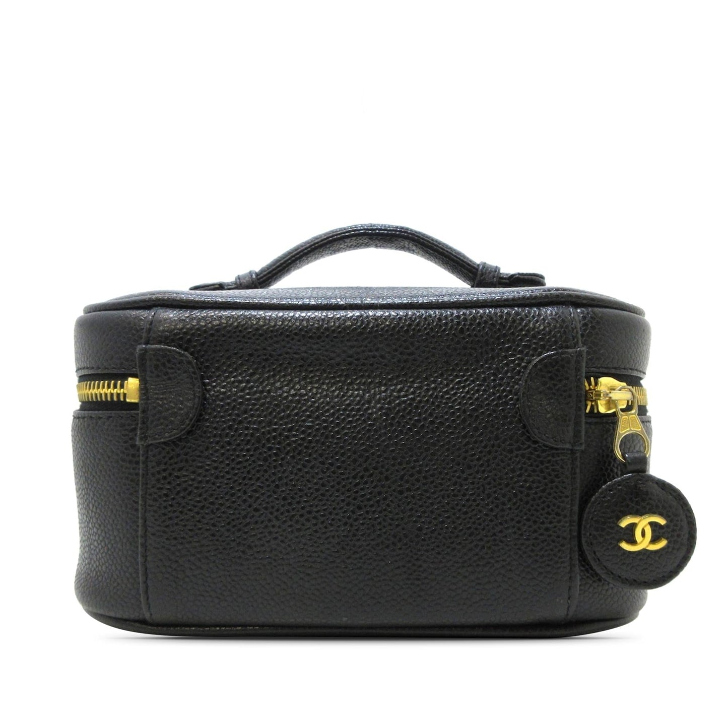 Chanel CC Caviar Vanity Case (SHG-rqWoBB) Handbag