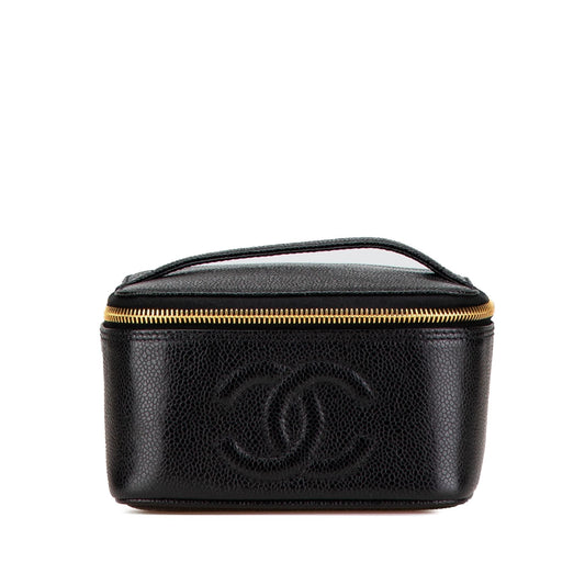Chanel CC Caviar Vanity Case