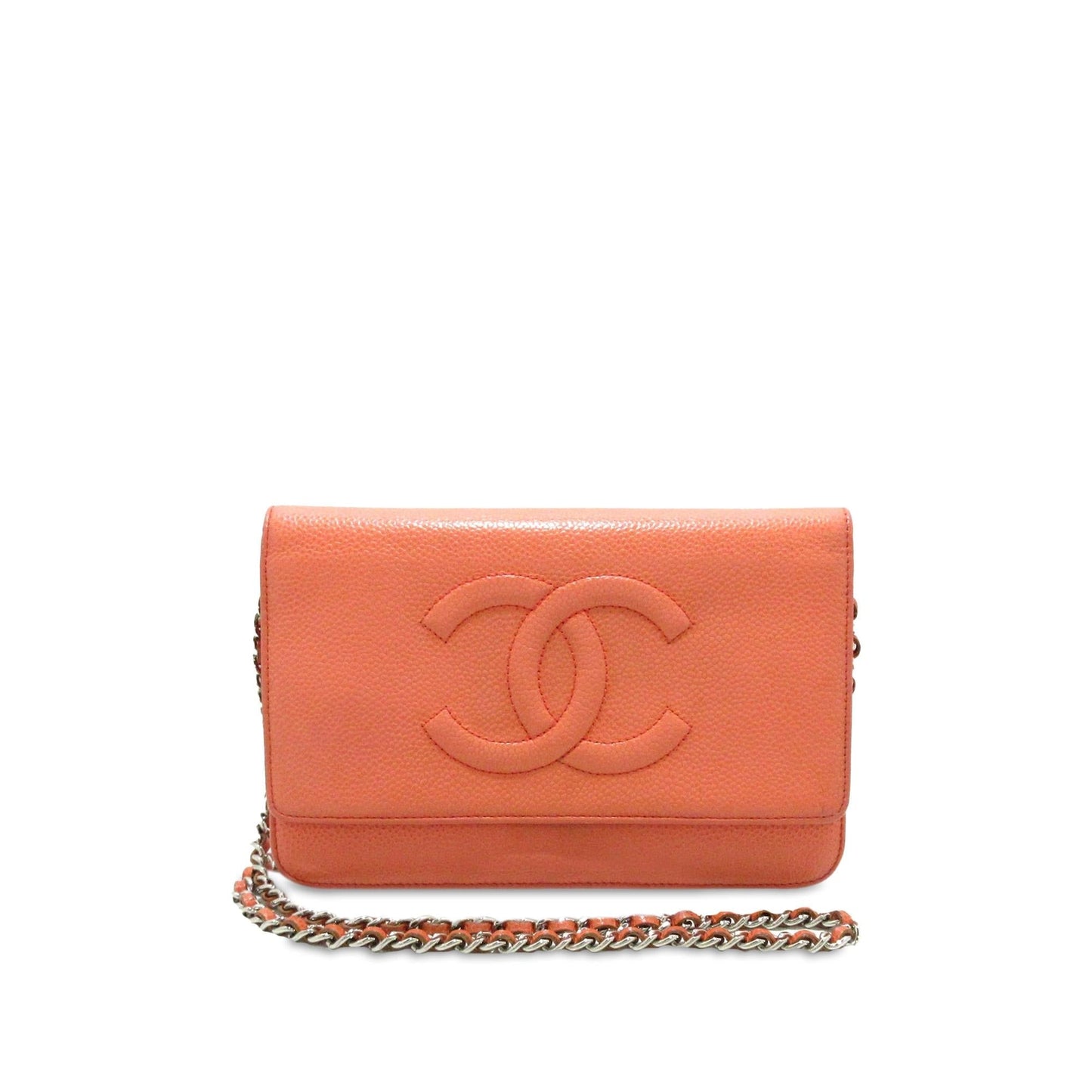 Chanel CC Caviar Wallet On Chain (SHG-Fvkwf6) Crossbody