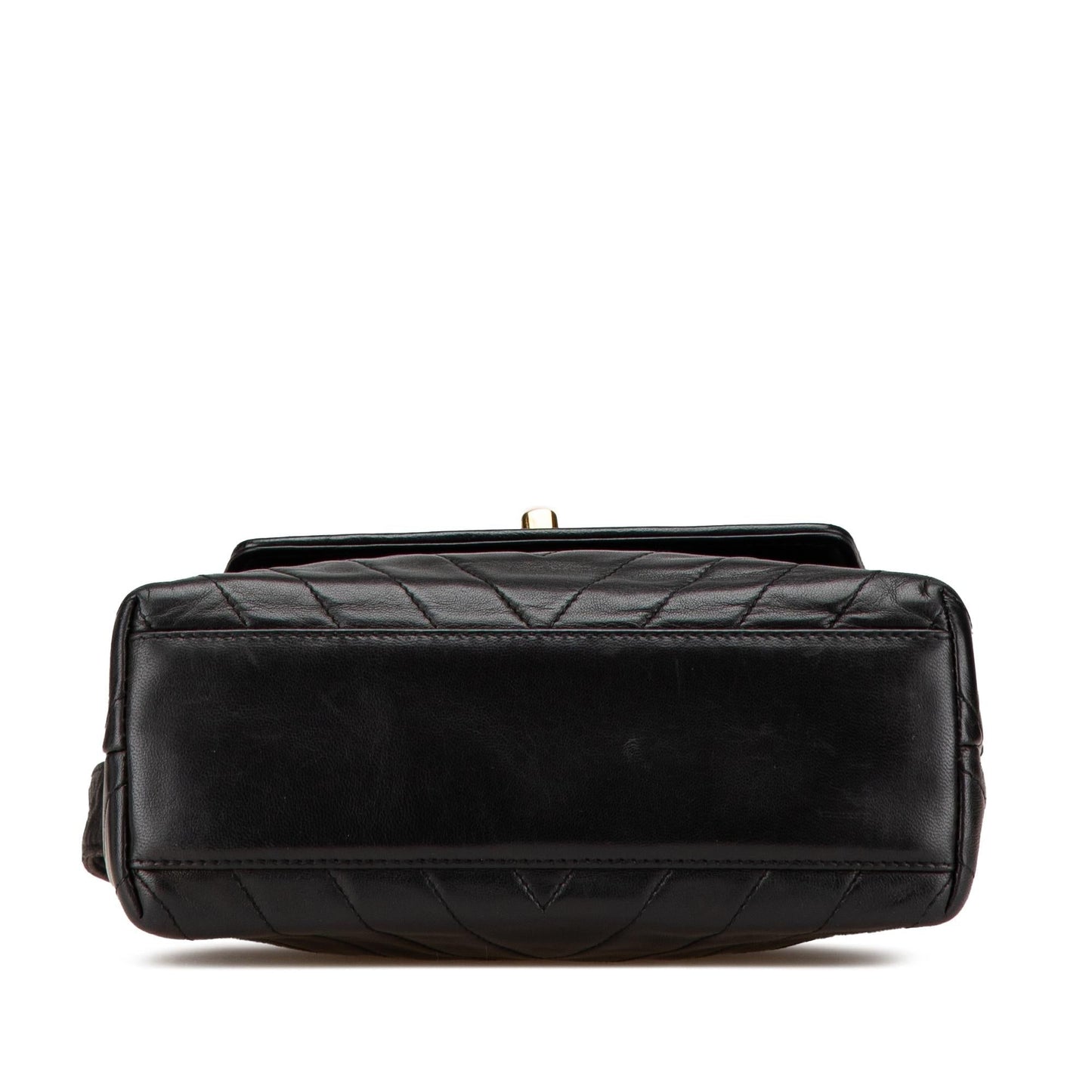 Chanel CC Chevron Lambskin Flap