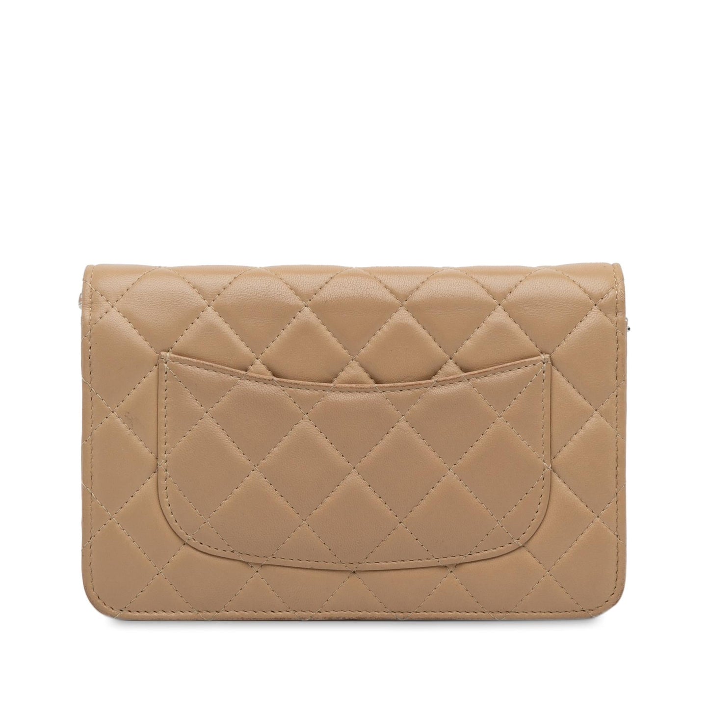 Chanel CC Classic Lambskin Wallet On Chain (SHG-kH8lRs) Crossbody