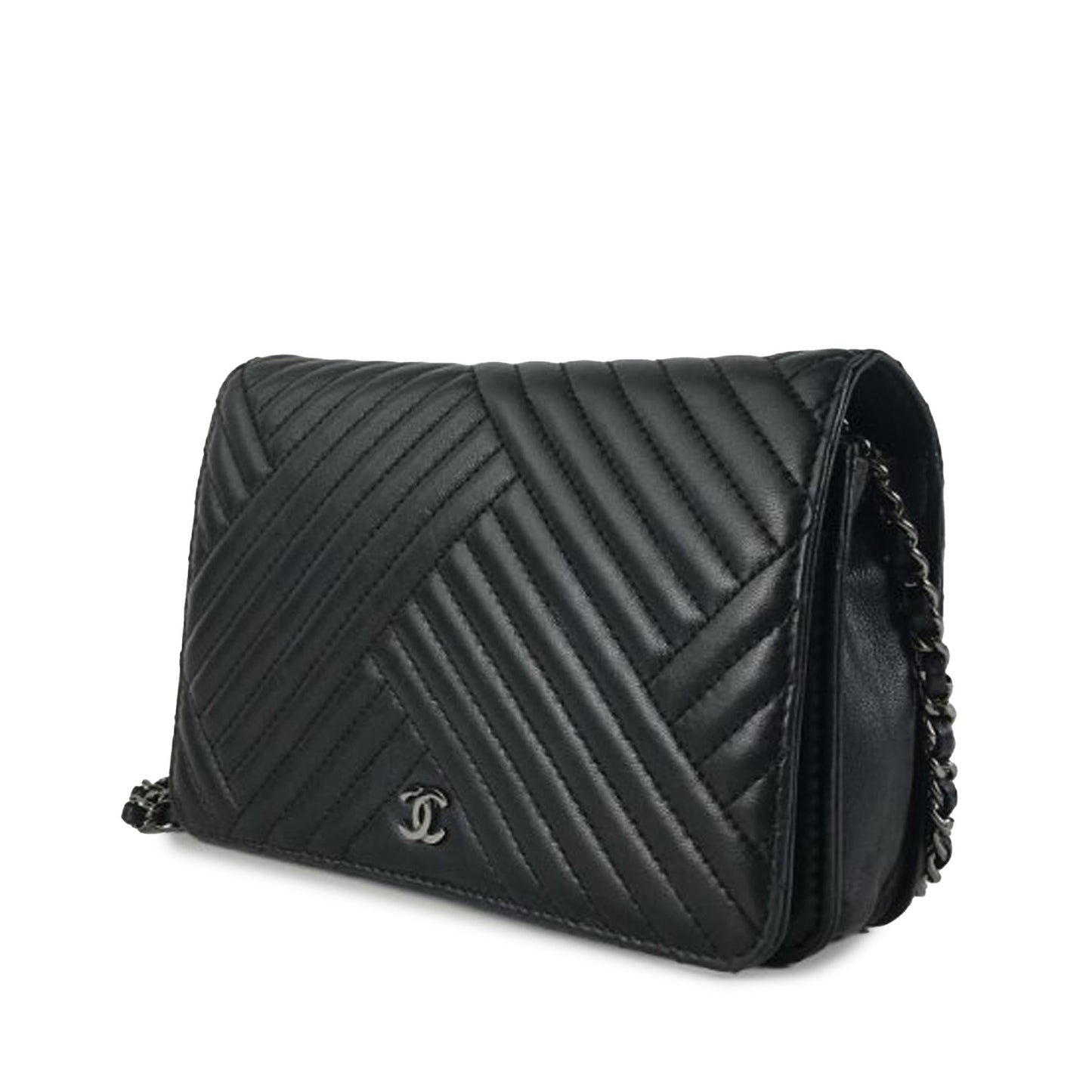 Chanel CC Crossing Wallet on Chain (SHG-PFbWdZ) Crossbody
