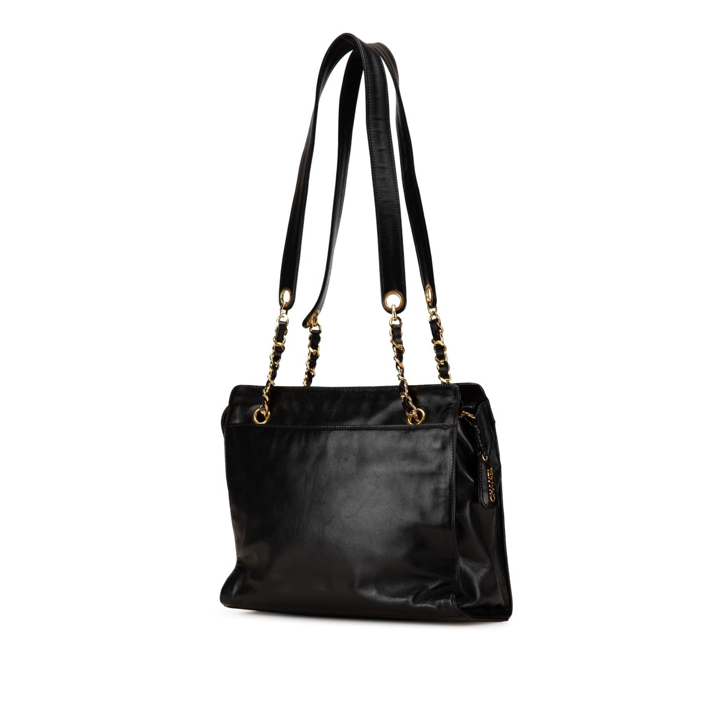 Chanel CC Lambskin Chain Tote (SHG-1z47sq)