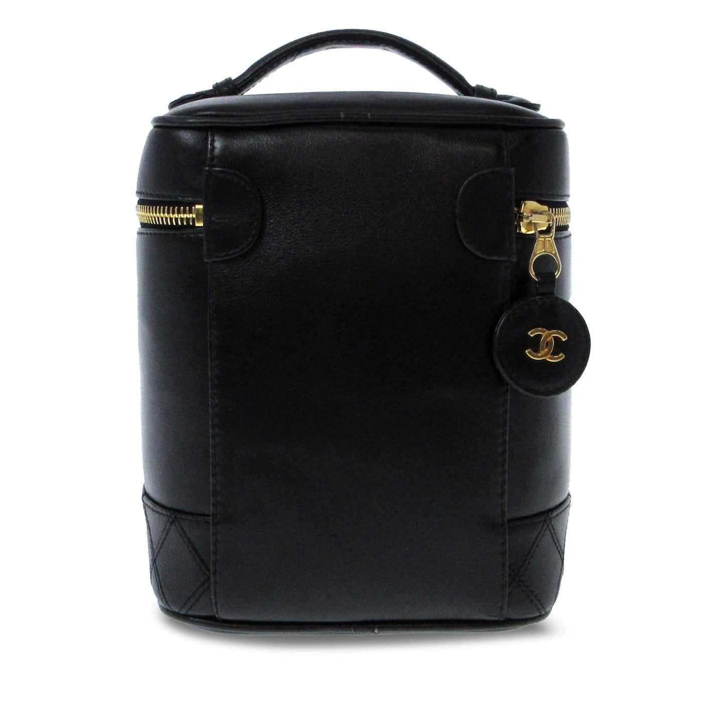 Chanel CC Lambskin Vanity Case (SHG-3epDqc) Handbag