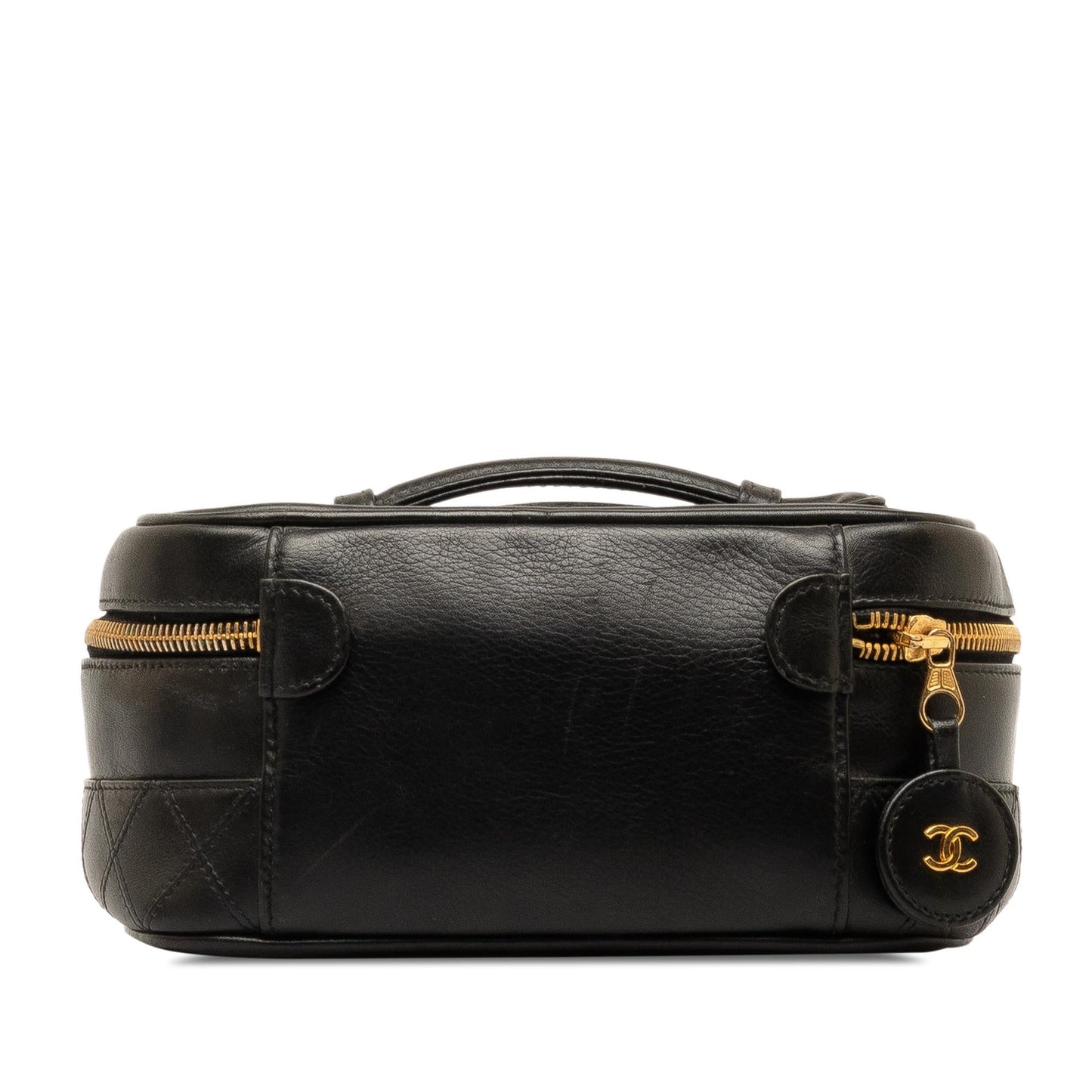 Chanel CC Lambskin Vanity Case (SHG-US9oms) Handbag