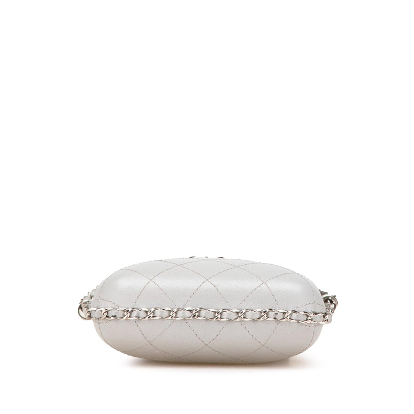 Chanel CC Quilted Lambskin Chain Around Phone Holder