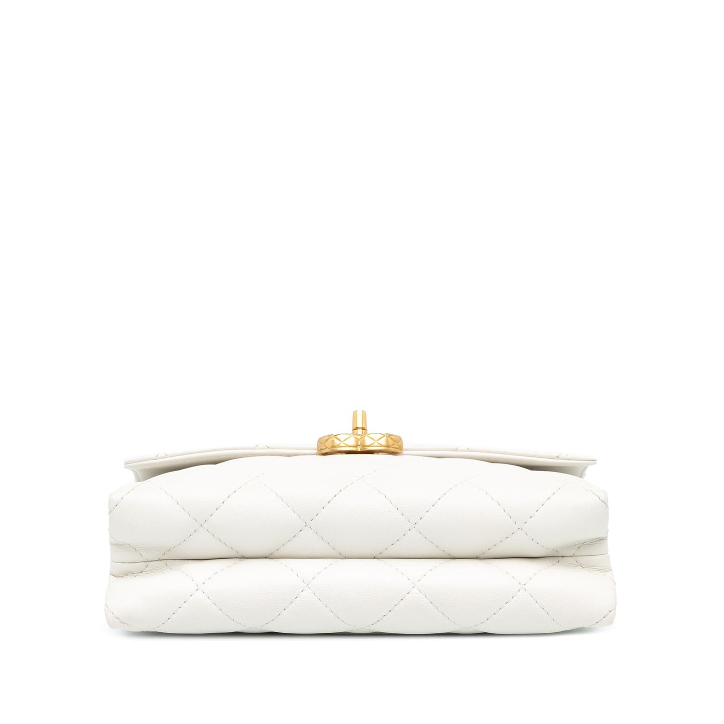 Chanel CC Quilted Lambskin Flap (SHG-8guI4k)