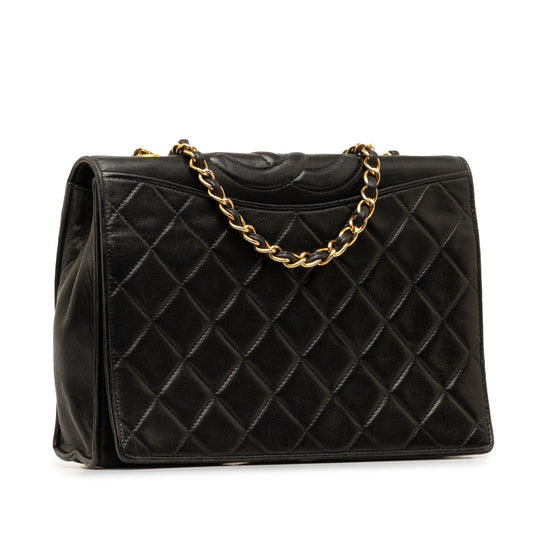 Chanel CC Quilted Lambskin Full Flap (SHG-wxEZyN) Crossbody