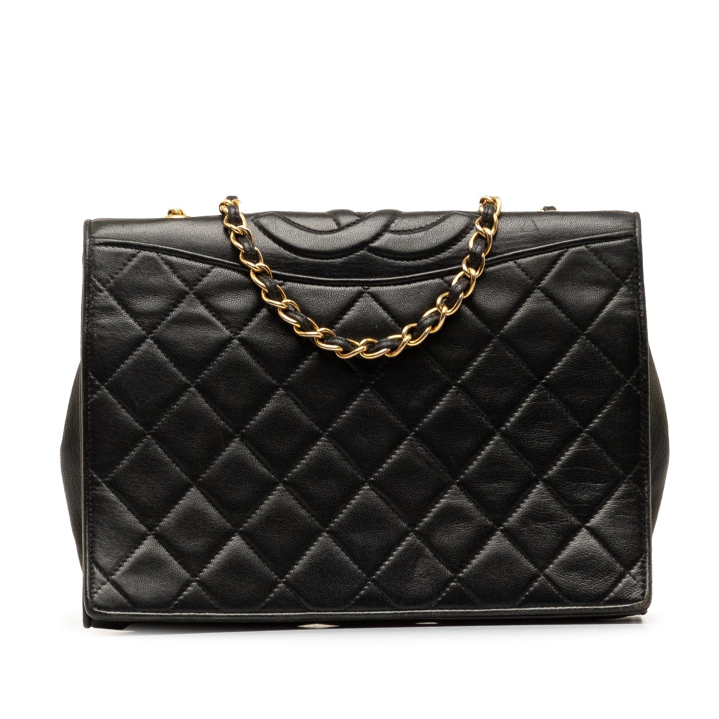 Chanel CC Quilted Lambskin Full Flap (SHG-wxEZyN) Crossbody