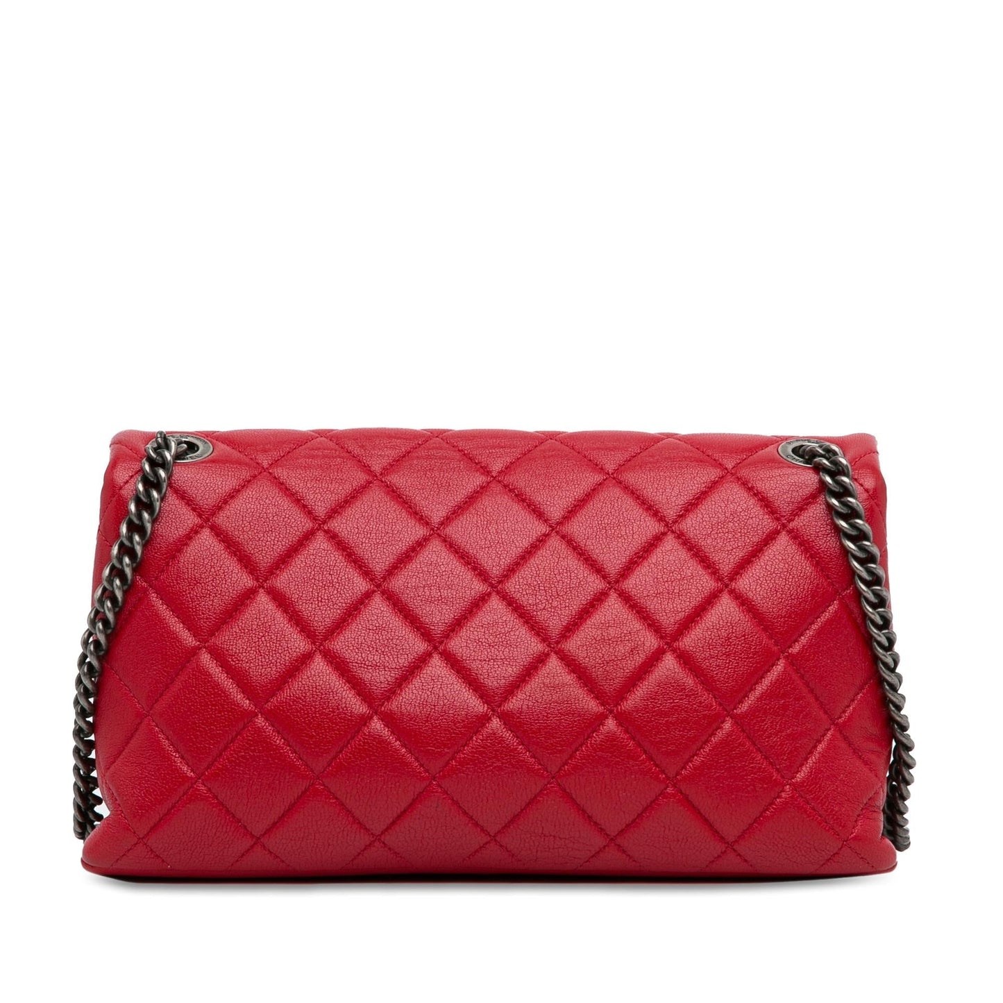 Chanel CC Quilted Lambskin Single Flap (SHG-srjhdn) Shoulder Bag