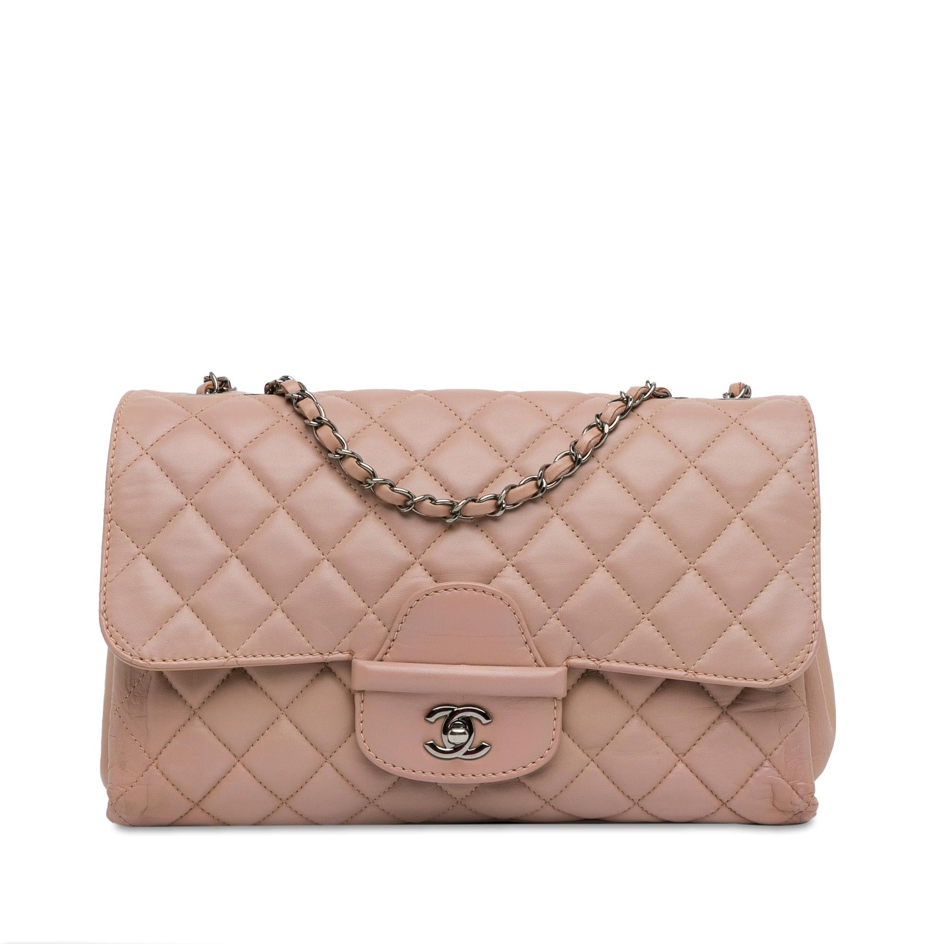 Chanel CC Quilted Lambskin Turnlock Flap (SHG-7D2P46) Shoulder Bag