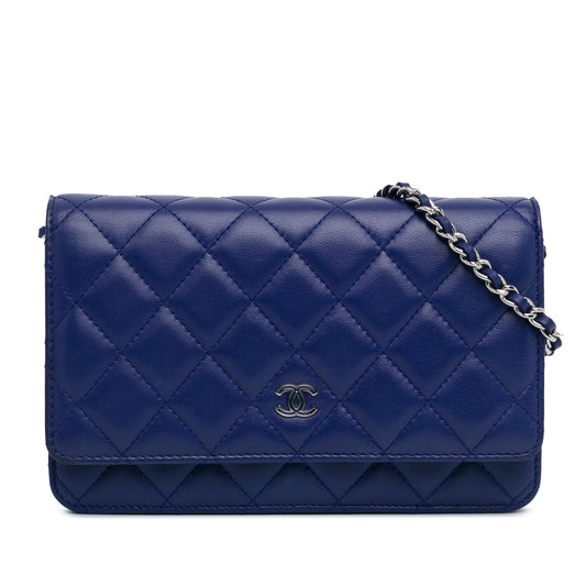 Chanel CC Quilted Lambskin Wallet On Chain (SHG-7s5BRc) Crossbody