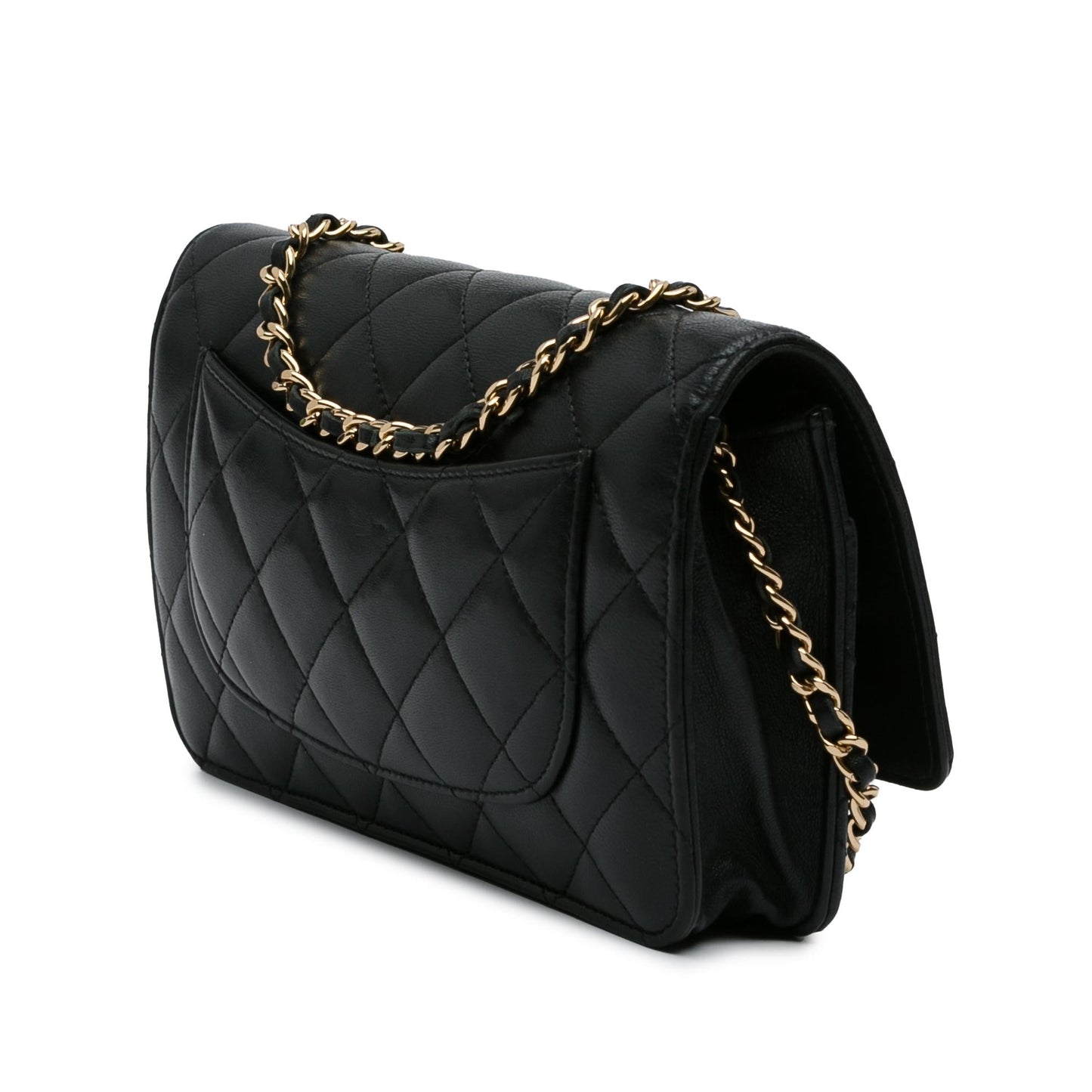 Chanel CC Quilted Lambskin Wallet On Chain (SHG-xqMmVF) Crossbody