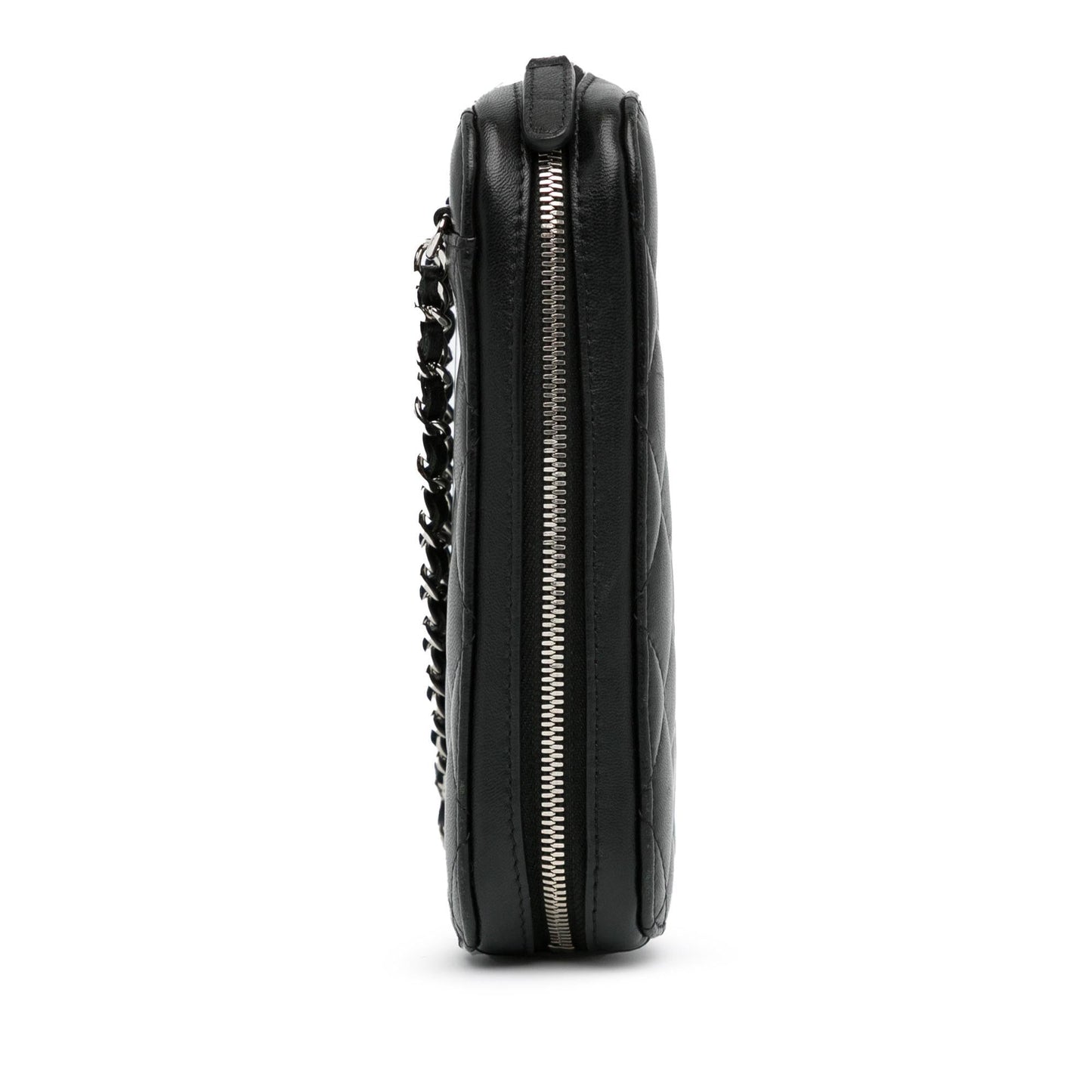 Chanel CC Quilted Lambskin Zip Phone Case (SHG-6GbcPW)