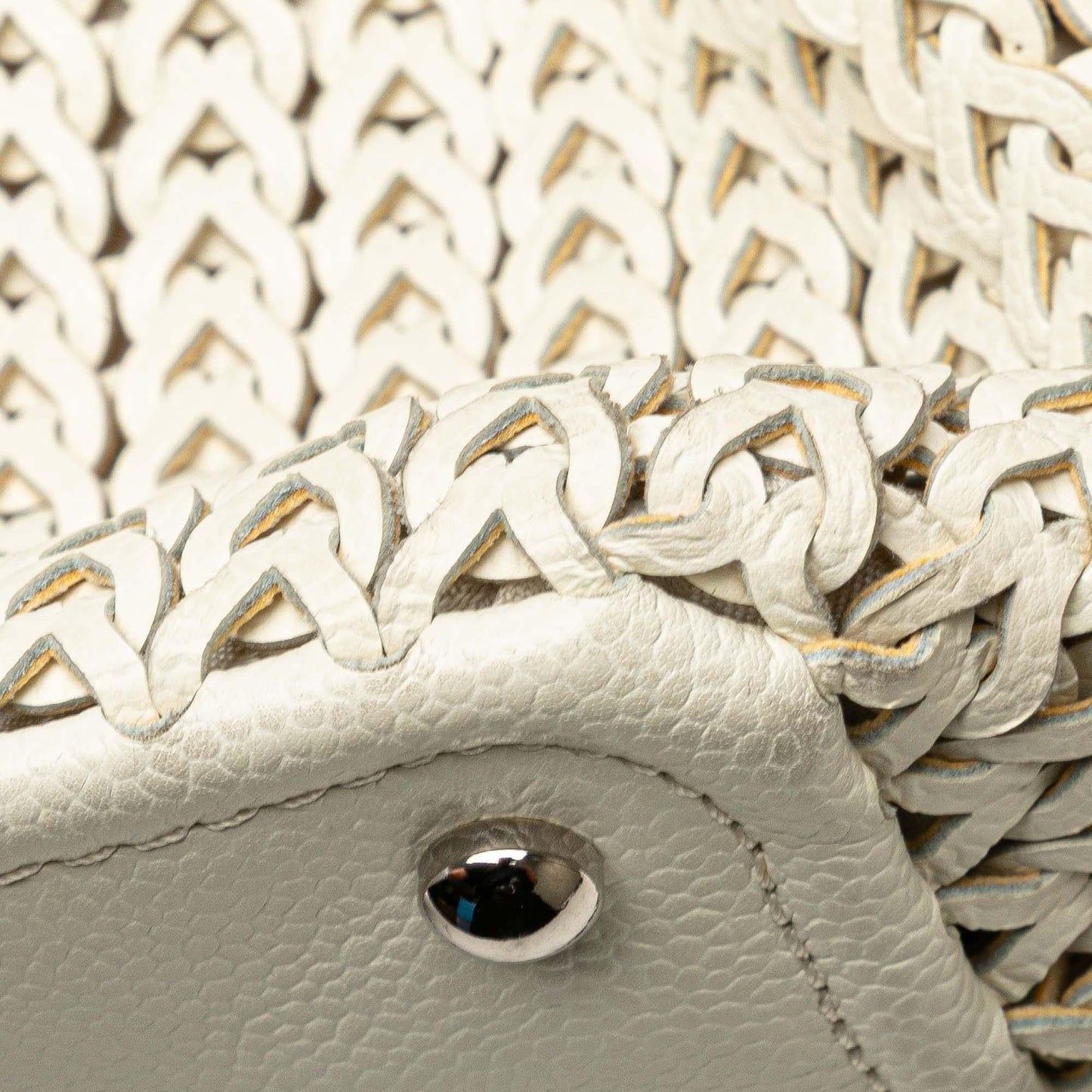 Chanel CC Woven Caviar Shoulder Bag