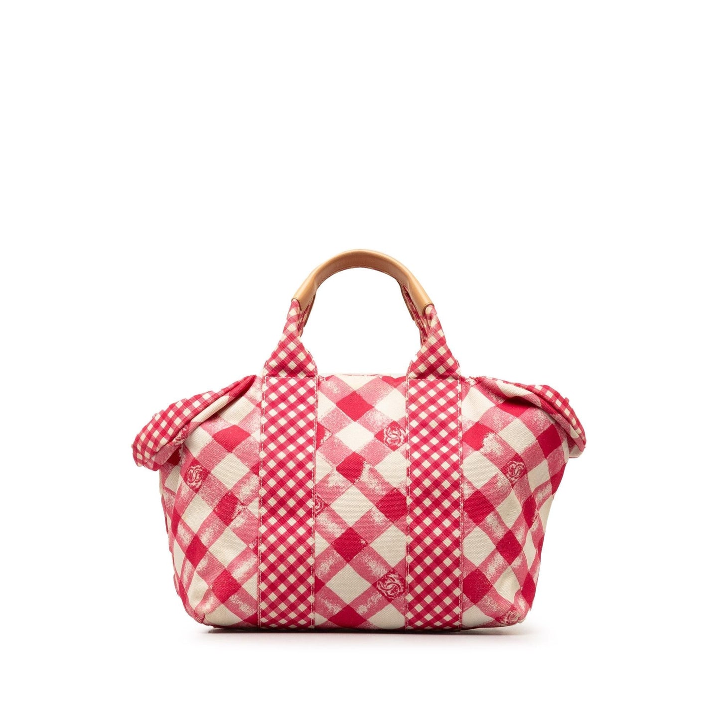 Chanel Canvas Gingham Tote (SHG-B0uBFu)