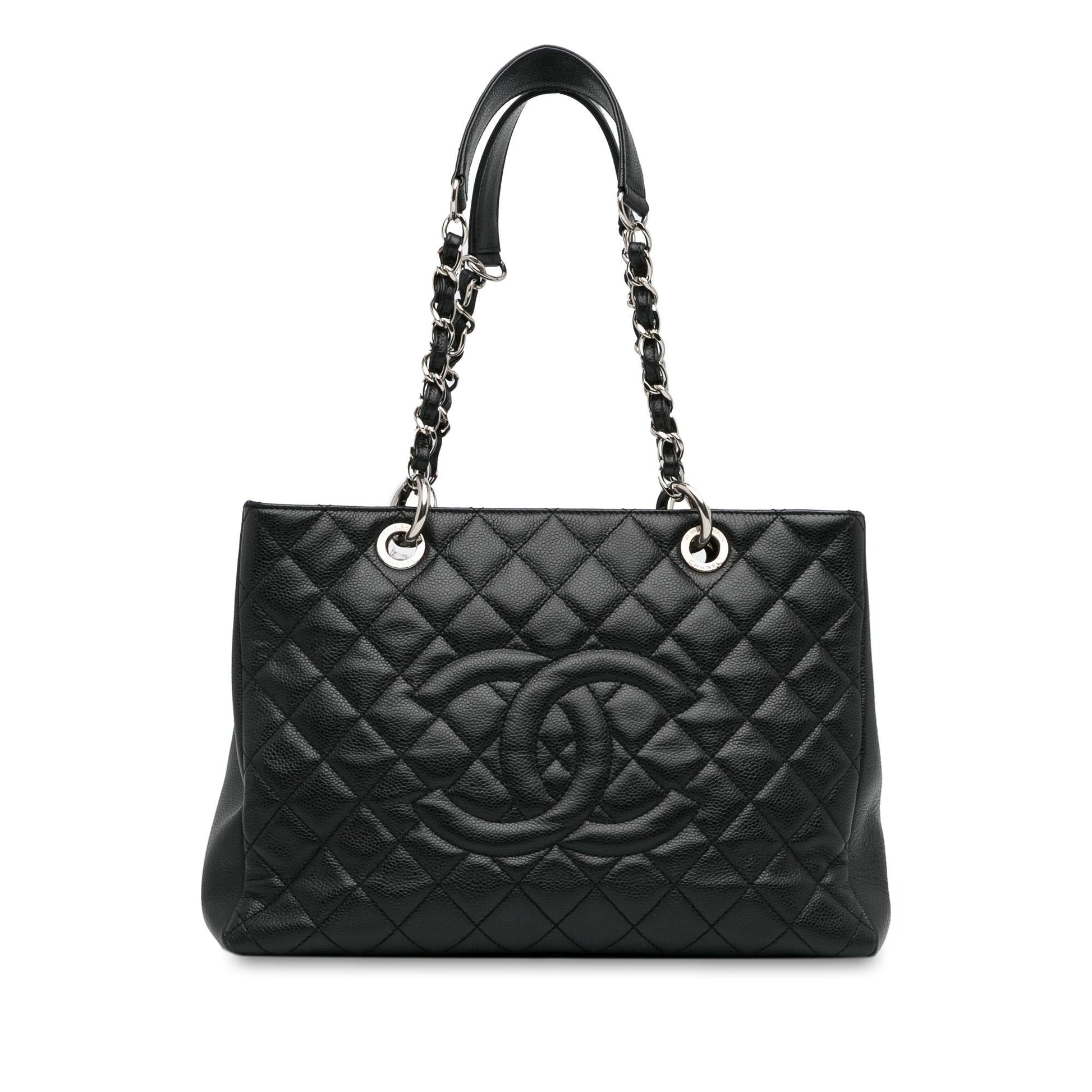 Chanel Caviar Grand Shopping Tote (SHG-U2pz2F)