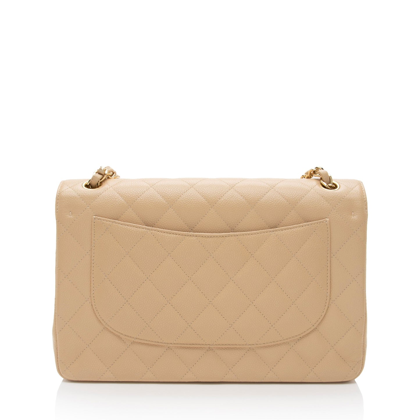 Chanel Caviar Leather Classic Jumbo Double Flap Bag