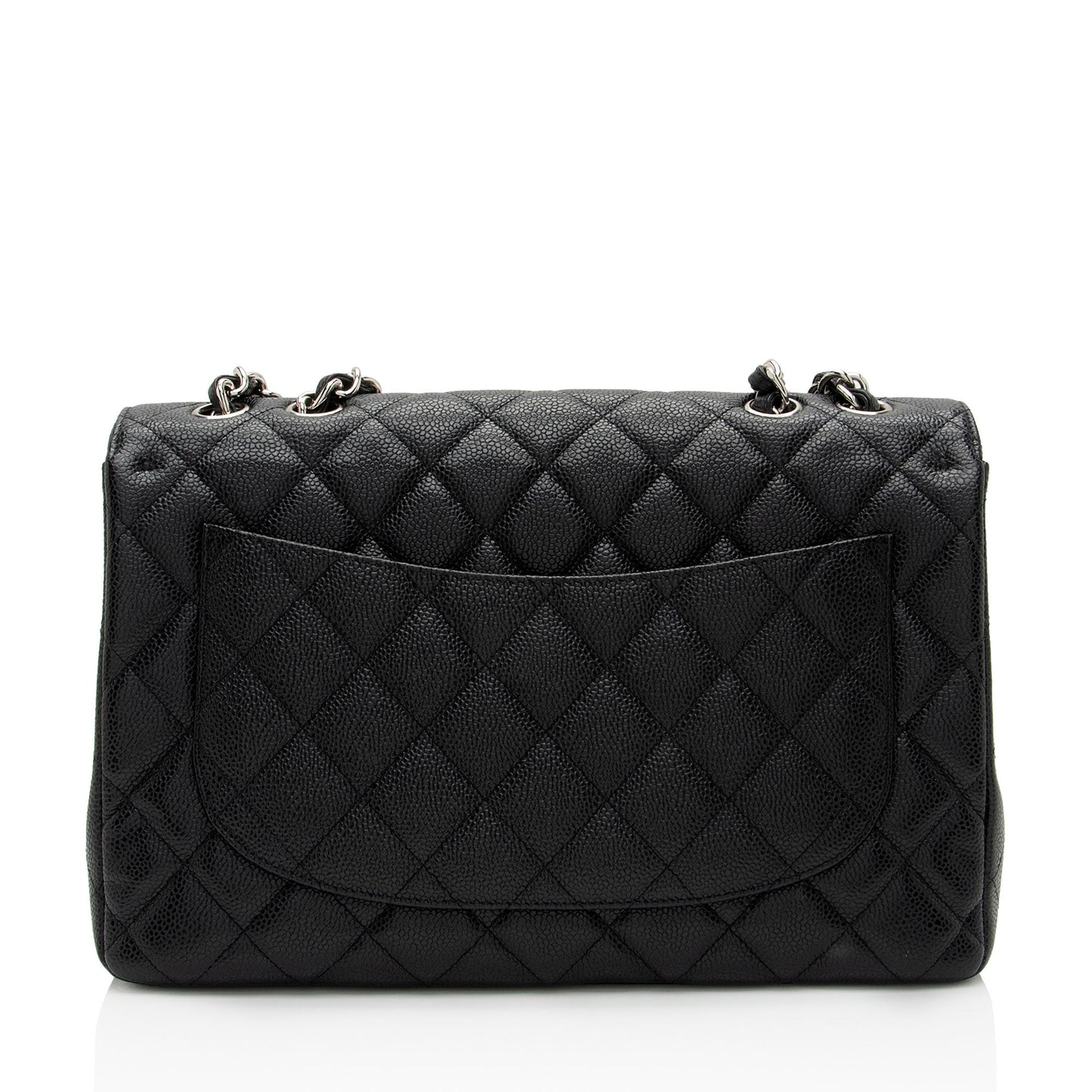Chanel Caviar Leather Classic Jumbo Single Flap Bag (SHF-LHfnsx)