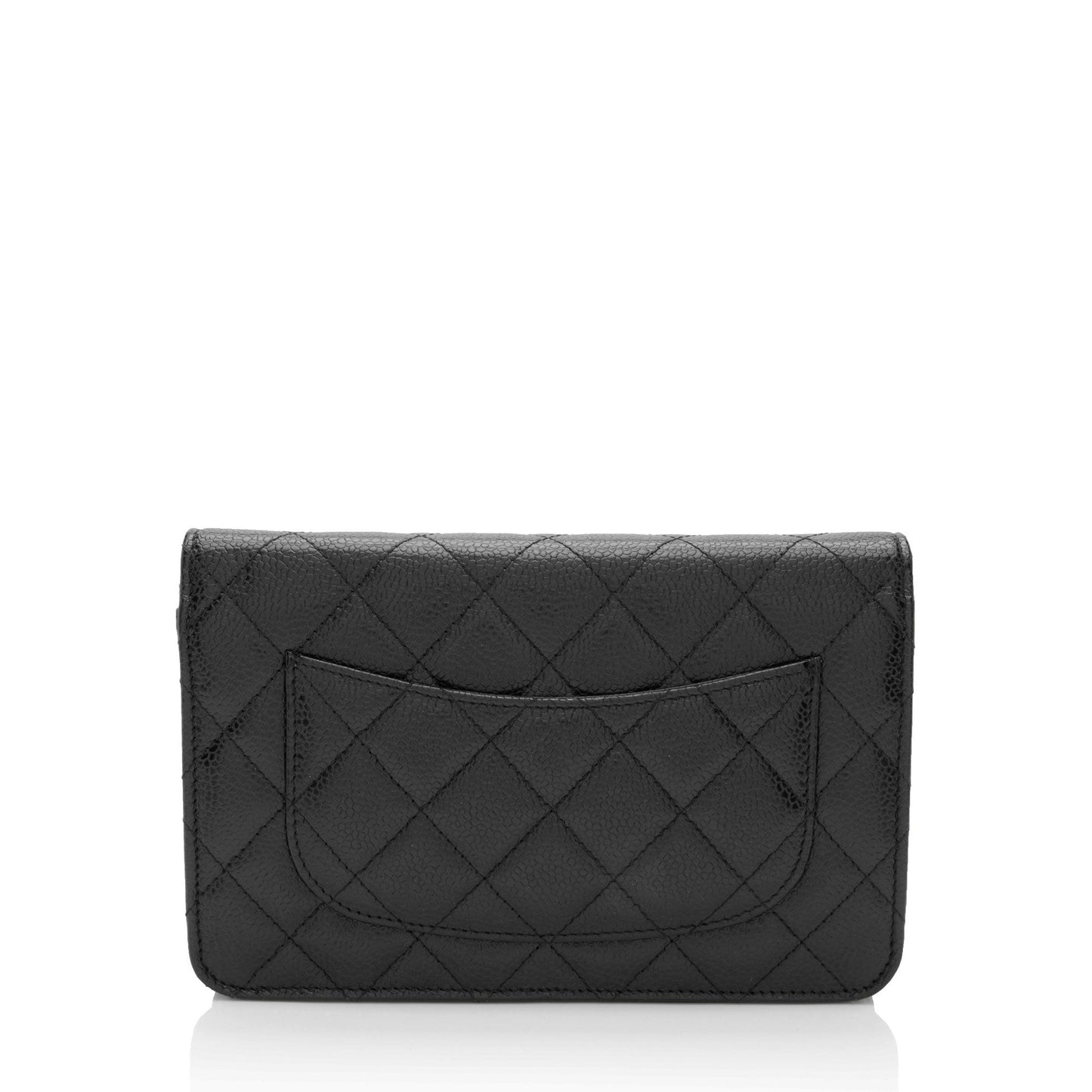 Chanel Caviar Leather Classic Wallet on Chain (SHF-MzxmjN)