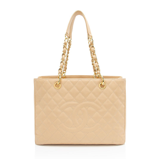Chanel Caviar Leather Grand Shopping Tote
