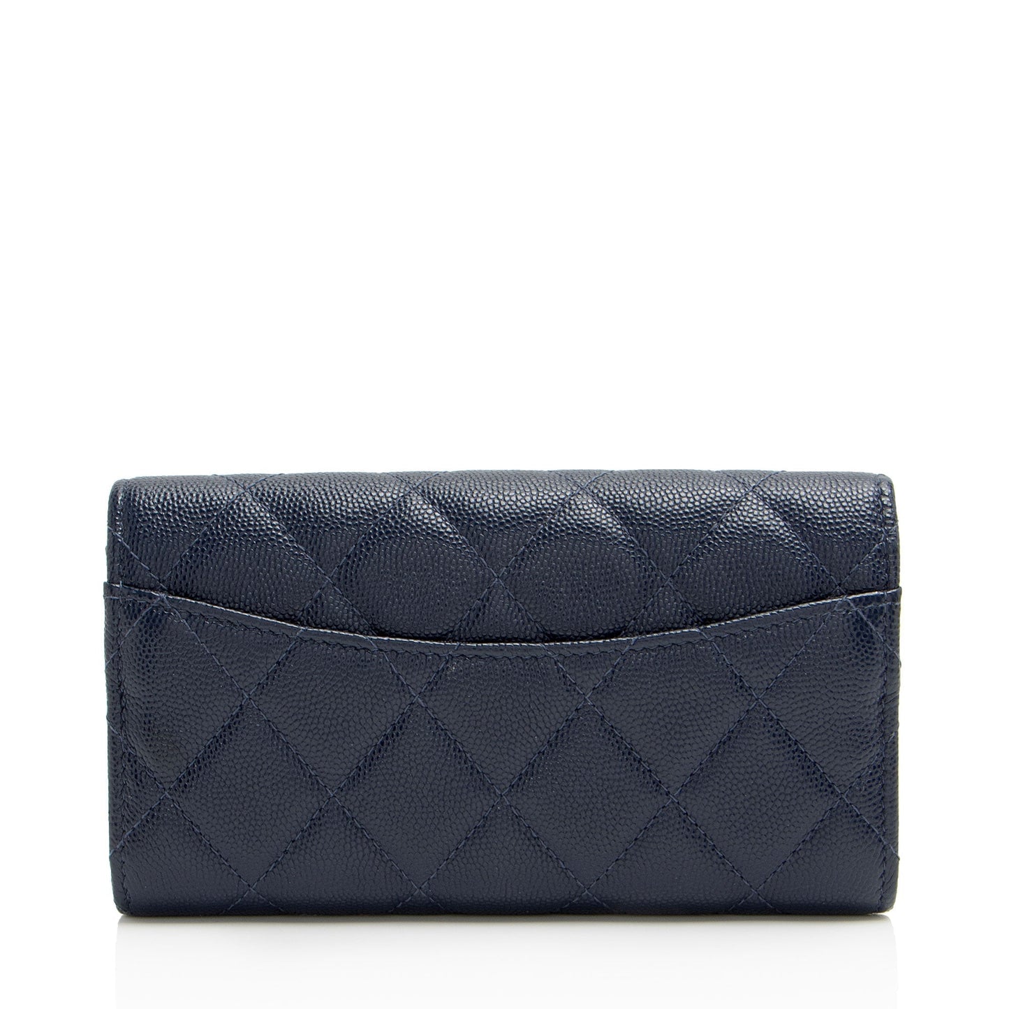 Chanel Caviar Leather Medium Flap Wallet