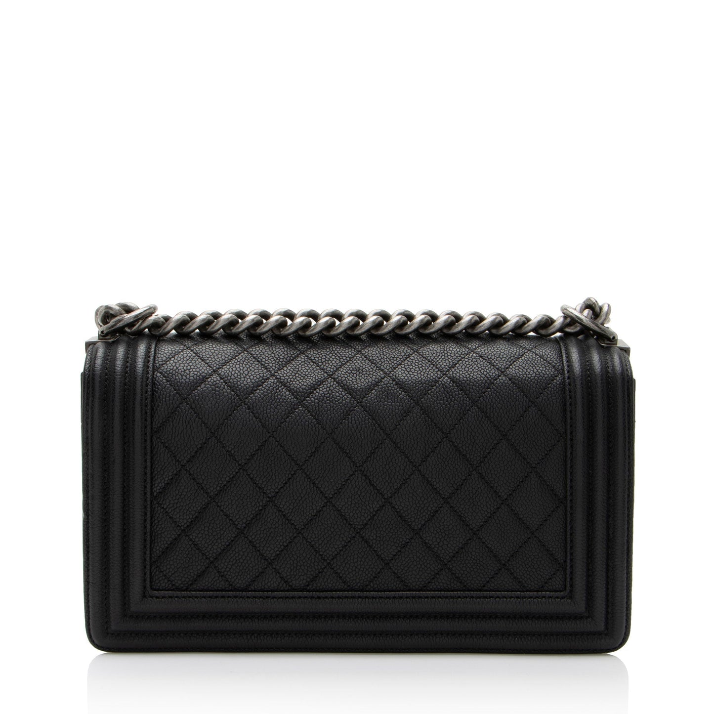 Chanel Caviar Leather Old Medium Boy Bag