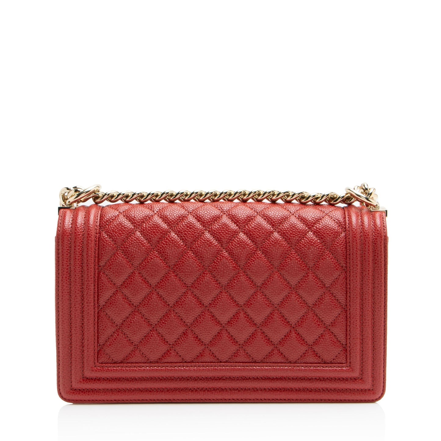 Chanel Caviar Leather Old Medium Boy Bag