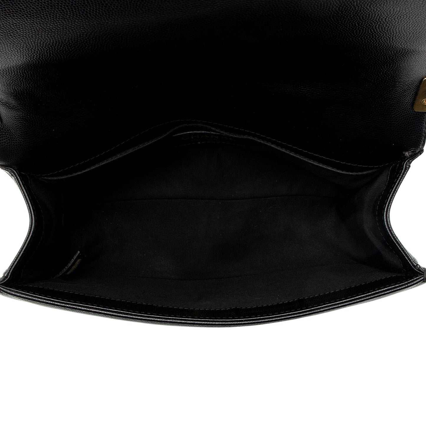 Chanel Caviar Leather Old Medium Boy Bag