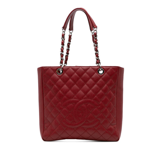 Chanel Caviar Vertical Grand Shopping Tote
