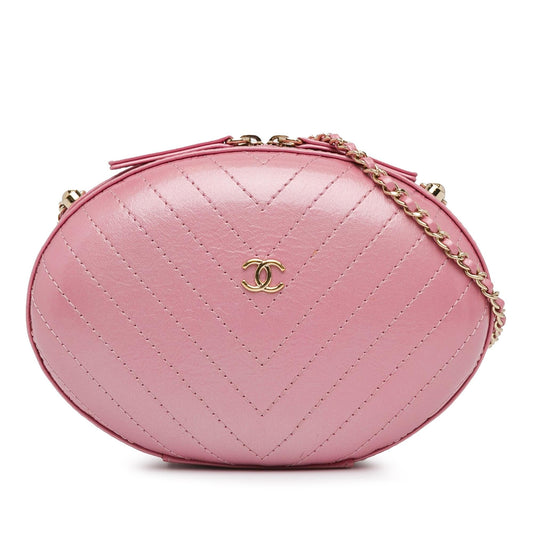 Chanel Chevron La Pa Evening Crossbody Bag (SHG-LyJ8RI)