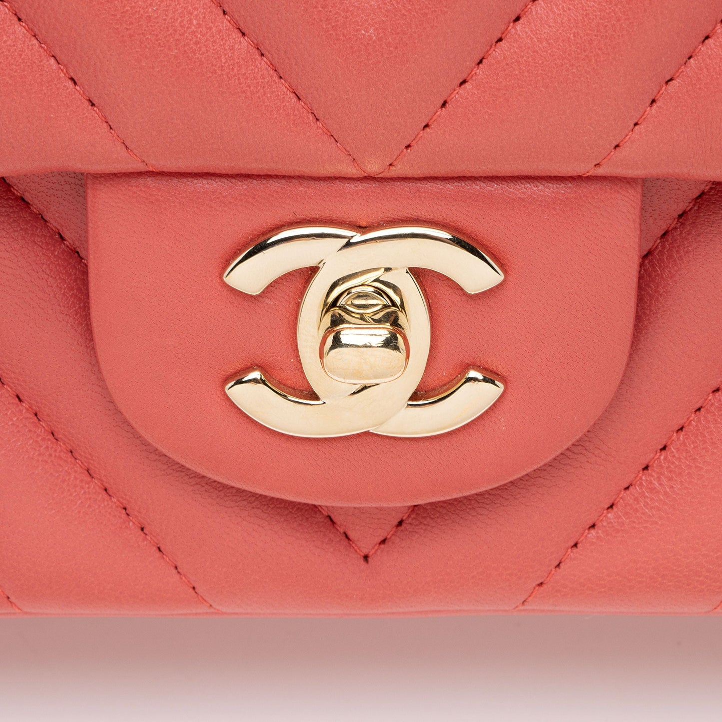 Chanel Chevron Lambskin Mini Flap Bag