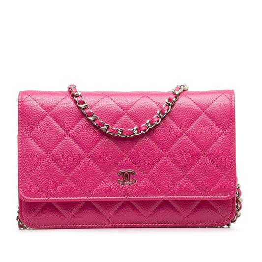 Chanel Classic Caviar Wallet On Chain (SHG-A43QeZ) Crossbody
