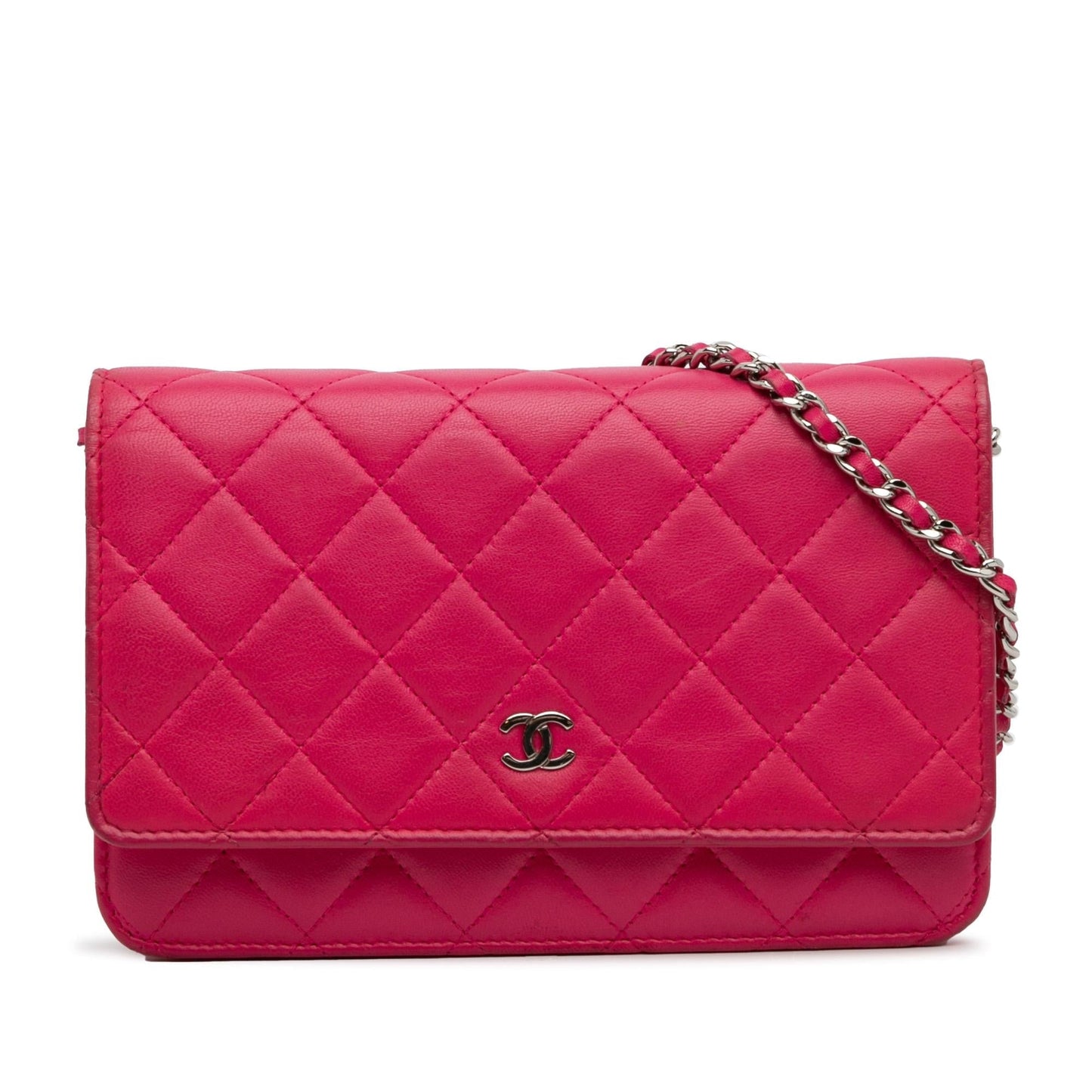Chanel Classic Lambskin Wallet on Chain (SHG-Dokr1S) Crossbody