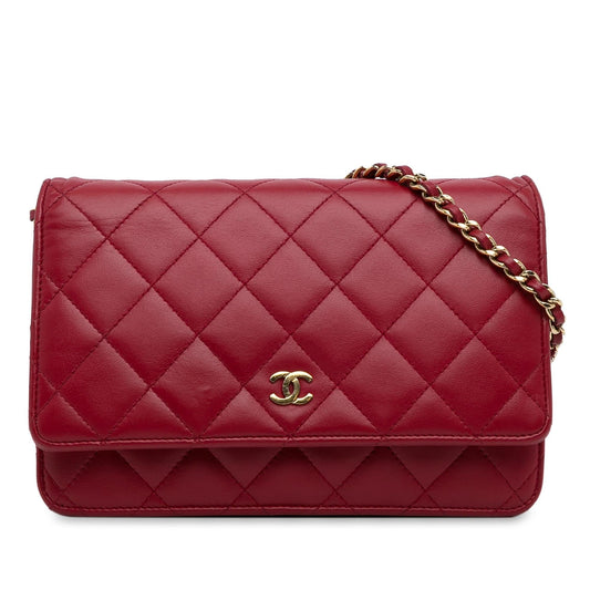 Chanel Classic Lambskin Wallet on Chain (SHG-WqFH4J) Crossbody